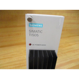 Siemens 505-6660 SIMATIC TI505 PS Trip Unit TI505-6660 - Used