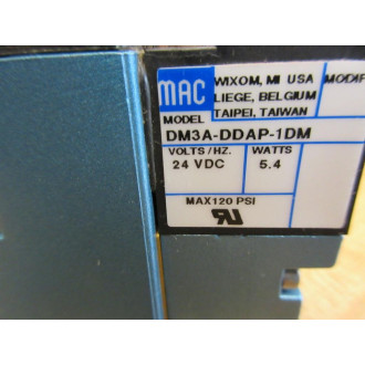 MAC 92B-EAB-000-DM-DDAP-1DM Valve DM3A-DDAP-1DM - Used