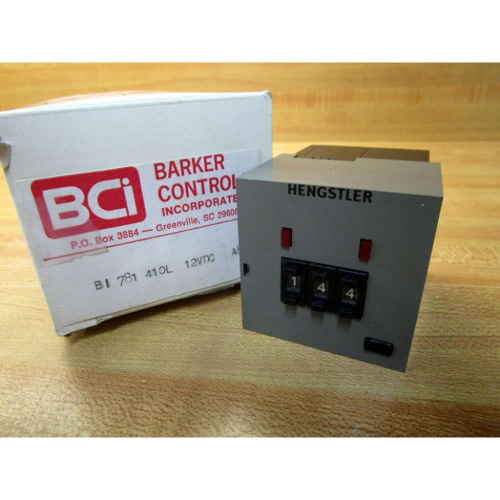 Hengstler BI 781 410L Barker Counter BI781410L Hengstler BI 781 410L Barker Counter BI781410L