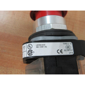 Allen Bradley 800T-FX6A1 Push Button 2-Pos - Used