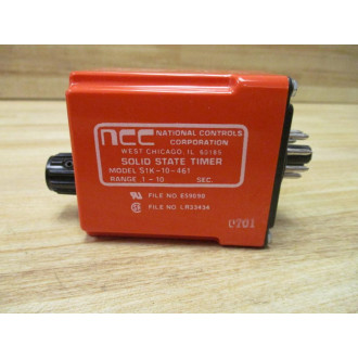 Ncc National Controls S1K-10-461 Solid State Timer S1K10461