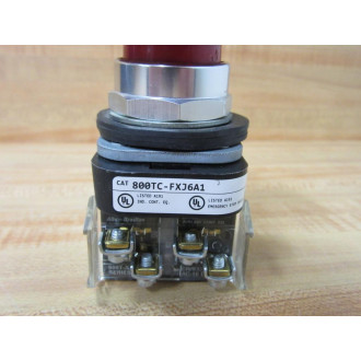 Allen Bradley 800TC-FXJ6A1 Push Button - Used
