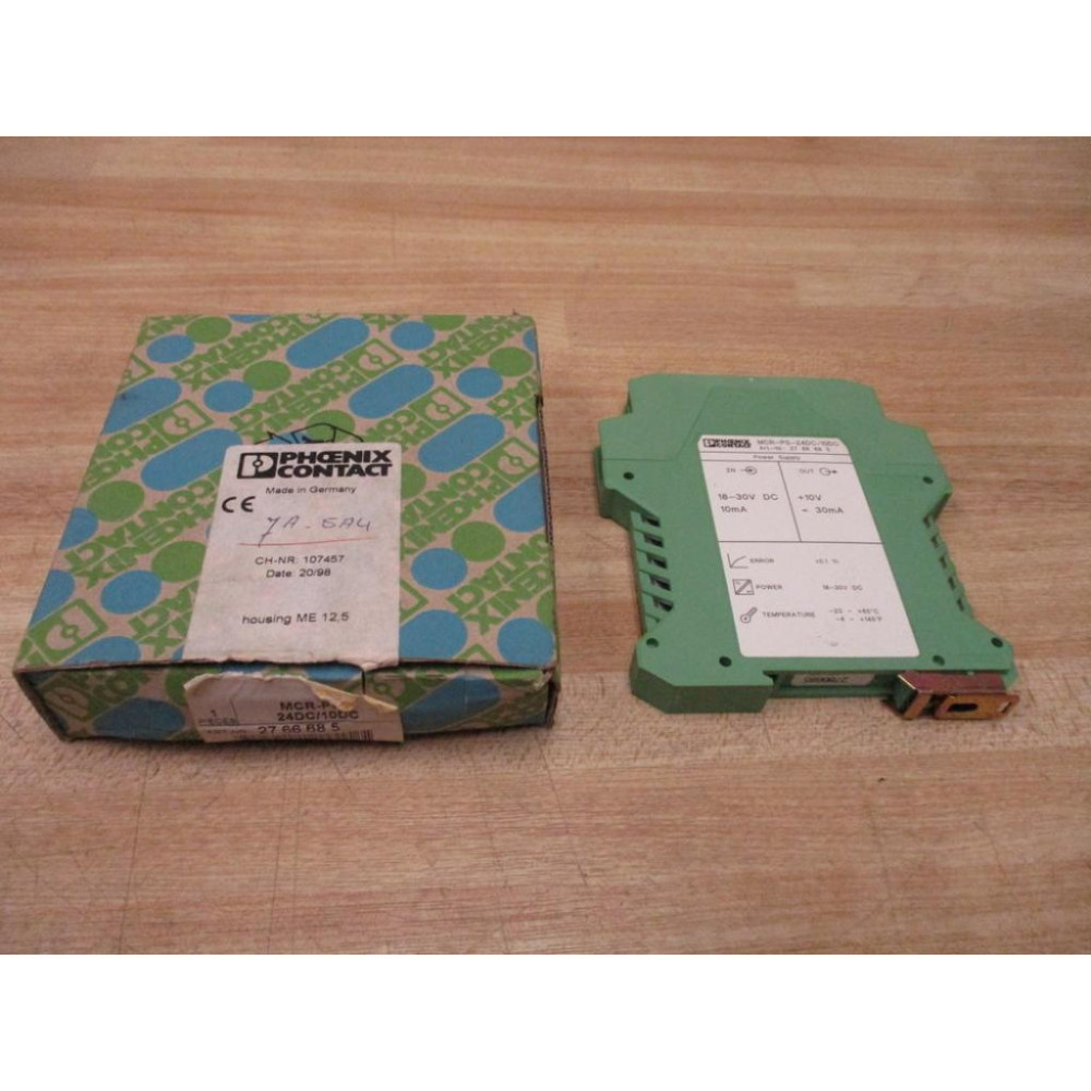 Phoenix Contact MCR-PS-24DC10DC Signal Conditioner 2766685 Phoenix Contact MCR-PS-24DC10DC Signal Conditioner 2766685