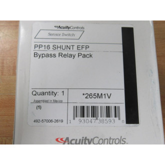 Acuity Controls PP16 SHUNT EFP Bypass Relay Pack PP16SHUNTEFP