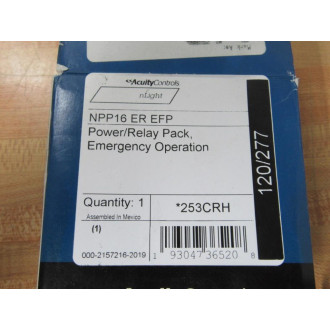 Acuity Controls NPP16 ER EFP PowerRelay Pack NPP16EREFP
