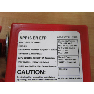 Acuity Controls NPP16 ER EFP PowerRelay Pack NPP16EREFP