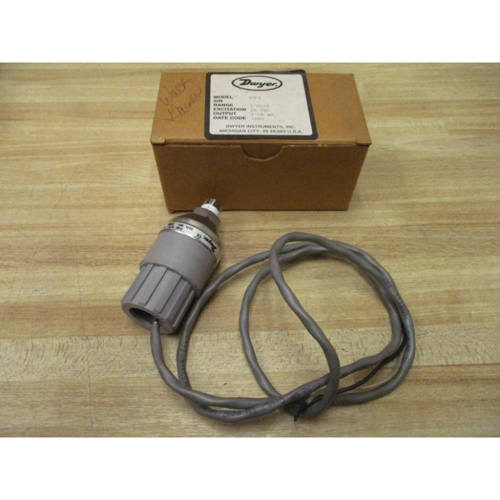 Dwyer 673-1C Fixed Range Pressure Transmitter 673-1 Dwyer 673-1C Fixed Range Pressure Transmitter 673-1