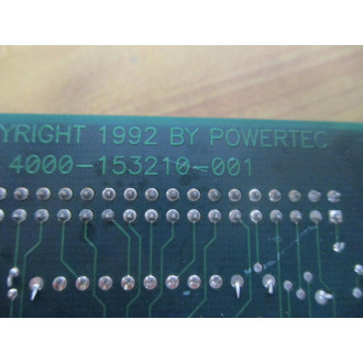 PowerTec 4000-153210-001 Digimax MicroProcessor 4000153210001 - Used