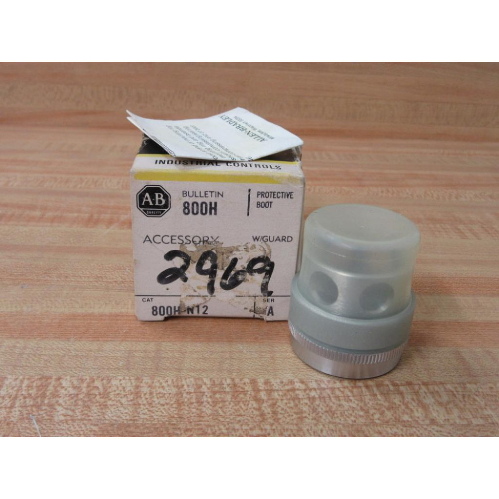 Allen Bradley 800H-N12 Protective Boot WGuard 800HN12