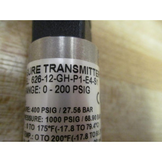 Dwyer 626-12-GH-P1-E4-S1 Pressure Transmitter 62612GHP1E4S1