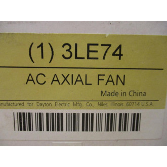 Dayton 3LE74 107 CFM AC Axial Fan