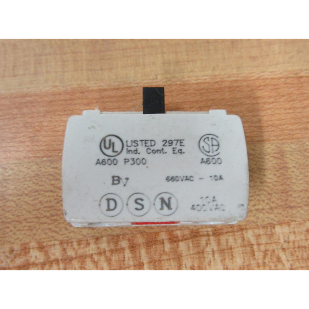 Baco 23-E01 Contact Block 23E01 White - Used Baco 23-E01 Contact Block 23E01 White - Used
