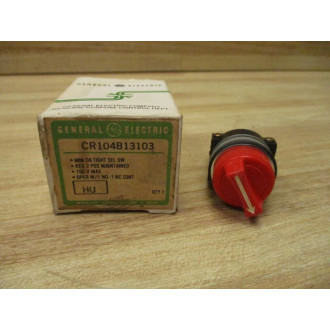 General Electric CR104B13103 Selector Switch GE