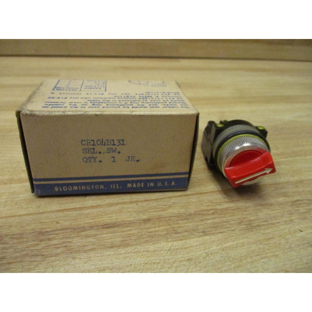 General Electric CR104B131 Selector Switch GE
