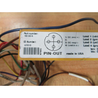Turck VB 80-5 Cordset U7013 WConnectors - Used