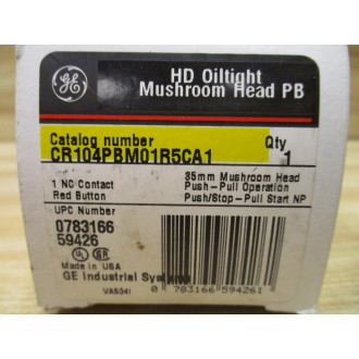 General Electric CR104PBM01R5CA1 Push Button GE