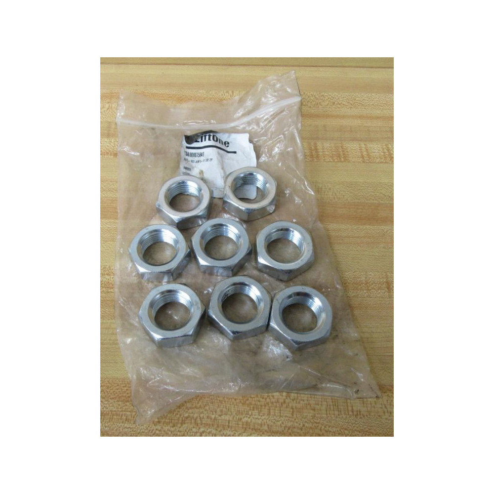 LiftOne 800075840 Nut-Hex Jam (Pack of 8)