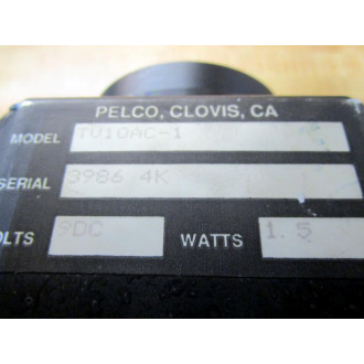 Pelco TV10AC-1 Motorized Zoom Lens Camera TV10AC1 - Used
