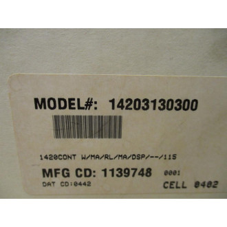 Partlow 14203130300 Microbased Controller 1420