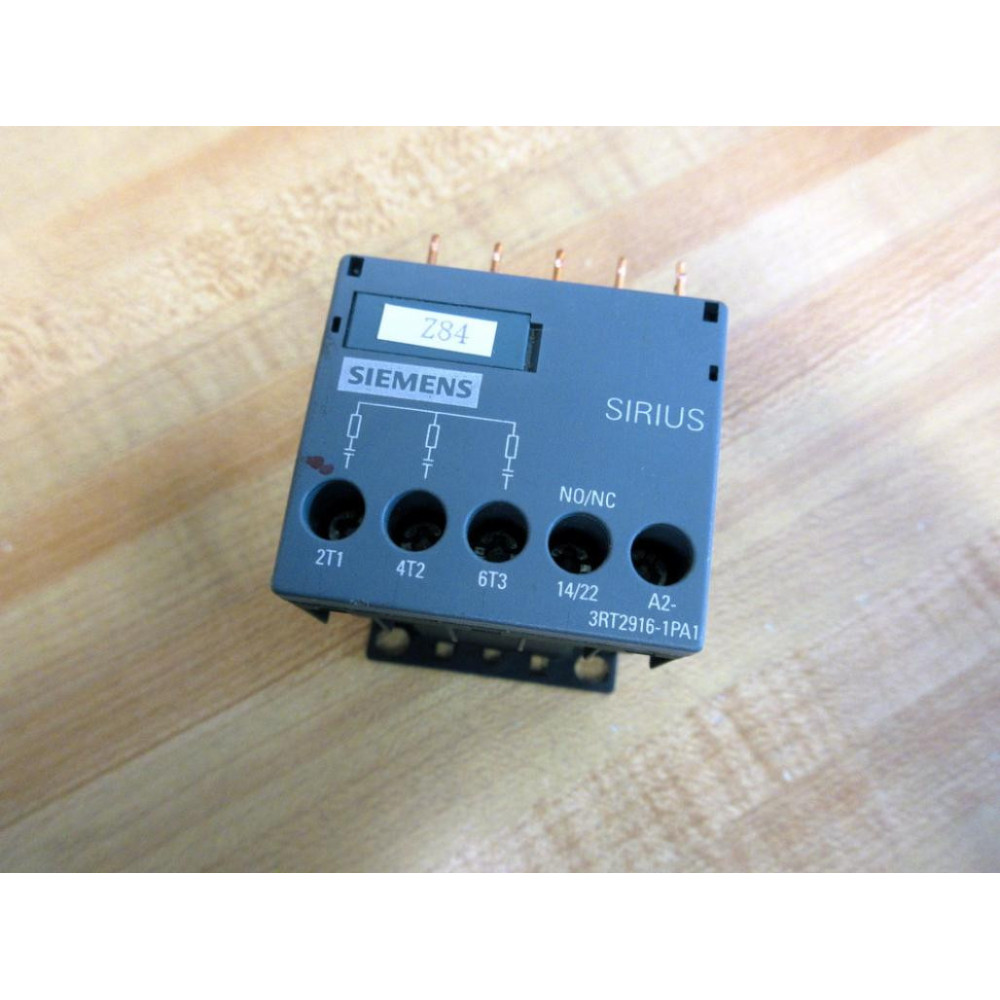 Siemens 3RT2916-1PA1 EMC Interface Suppression Module 3RT29161PA1 - Used Siemens 3RT2916-1PA1 EMC Interface Suppression Module 3RT29161PA1 - Used