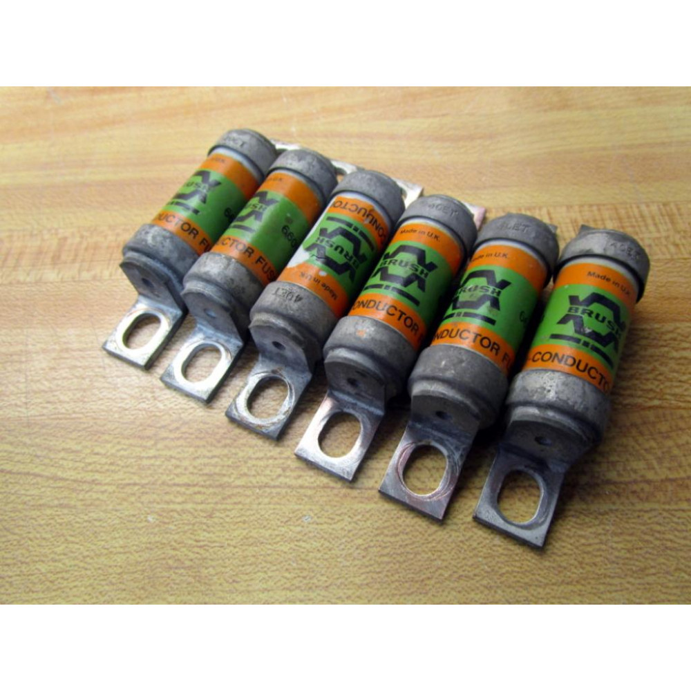 Brush 40ET Semi-Conductor Fuse (Pack of 6) - Used