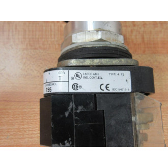 Allen Bradley 800T-FXNP16RA1 Red Button 800TFXNP16RA1 - Used