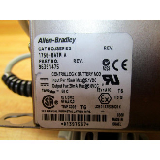 Allen Bradley 1756-BATM Module 1756BATM Module Only WMount - Used