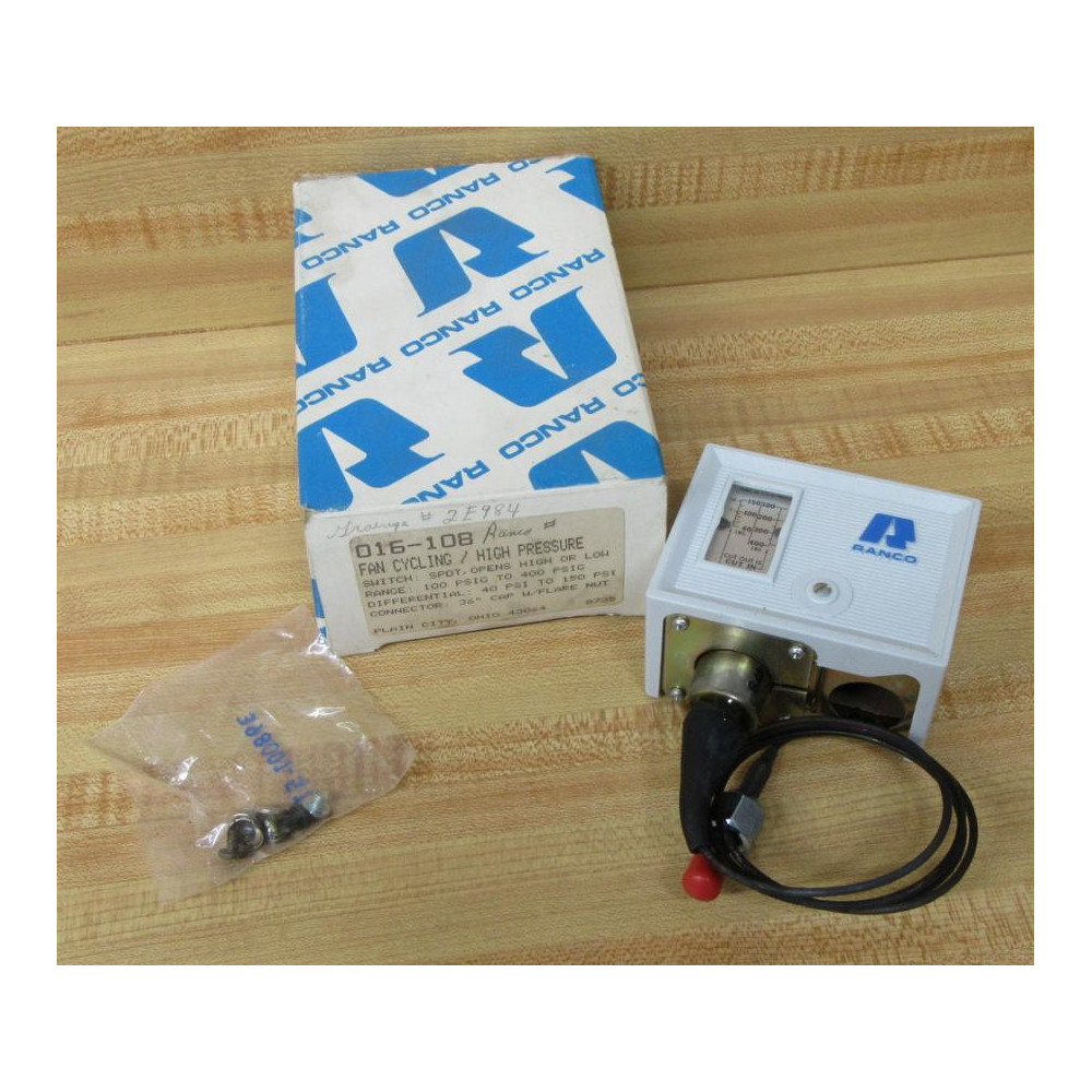 Rancor 016-108 High Pressure Control 016108 WO Bracket Rancor 016-108 High Pressure Control 016108 WO Bracket