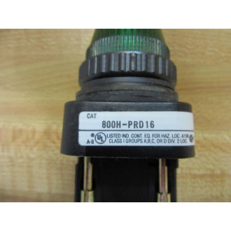 Allen Bradley 800H-PRD16G Pilot Light 800HPRD16G - New No Box Allen Bradley 800H-PRD16G Pilot Light 800HPRD16G - New No Box