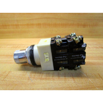Fuji AC250V6A600V2A Contact Block (2) Contacts WPushbutton - Used