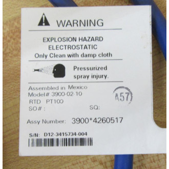 Rosemount 3900-02-10 pH Sensor 39000210 WO Pre-Amp