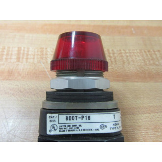 Allen Bradley 800T-P16R Pilot Light Red 800TP16R 120V - New No Box