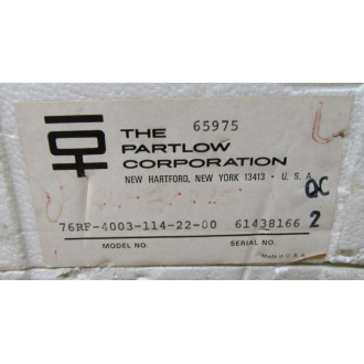 Partlow 76RF-4003-114-22-00 Temp Controller 76RF40031142200
