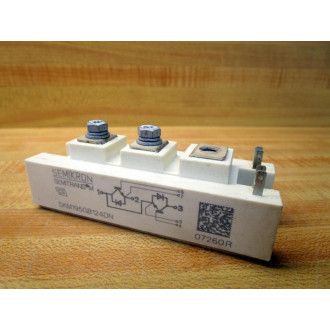 Semikron SKM195GB124DN Thyristor Module W1 Missing Screw - Used