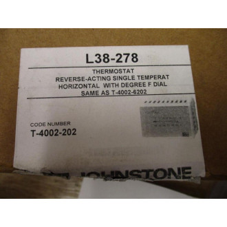 Johnson Controls L38-278 Room Thermostat T-4002-202