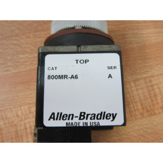 Allen Bradley 800MR-A6AS Small Round Push Button 800MRA6AS