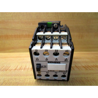 Siemens 3TH8262-0A Contactor 3TH82620A 110V CoilCracked Housing - Used
