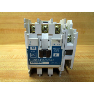 Cutler Hammer AN16BN0 Contactor Ser C1 w Aux. Contact - Used