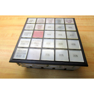 IDEC S1C00N-C505-SDS Illuminated Control Keypad S1C00NC505SDS - Used