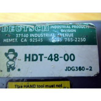 Deutsch HDT-48-00 Crimp Hand Tool HDT4800 - Used