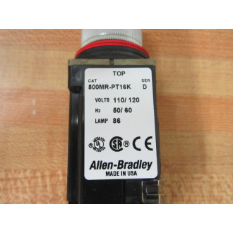 Allen Bradley 800MR-PT16WK Small Round Pilot Light 800MRPT16WK