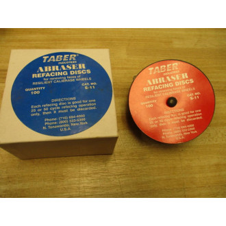 Taber Industries S-11 Abraser Refacing Discs (Pack of 100)