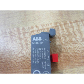 ABB MCBL-01 Block MCBL01 1SFA611612R1001 (Pack of 20)