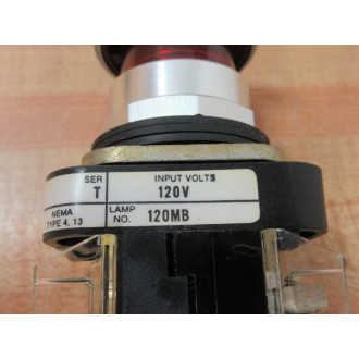 Allen Bradley 800T-FXQ10RA5 Red Button 800TFXQ10RA5