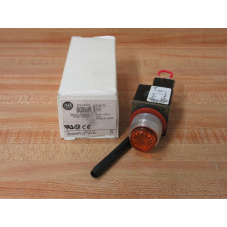 Allen Bradley 800MR-QT24A Amber Pilot Light 800MRQT24A