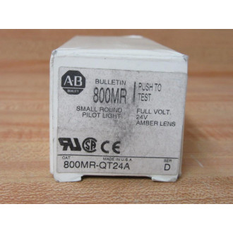 Allen Bradley 800MR-QT24A Amber Pilot Light 800MRQT24A