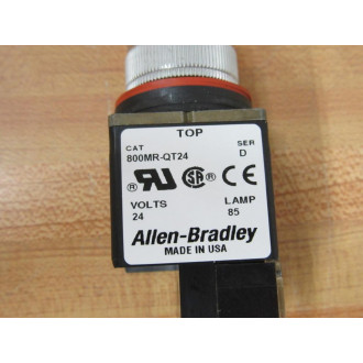 Allen Bradley 800MR-QT24A Amber Pilot Light 800MRQT24A