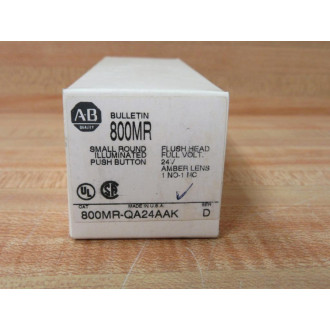 Allen Bradley 800MR-QA24AAK Illum. Push Button 800MRQA24AAK