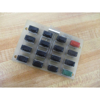Okane Industrial RMI-77 16-Key Circuit Board RMI77 - Used
