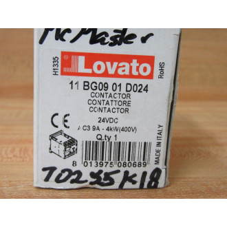 Lovato 11 BG09 01 D024 Contactor 11BG0901D024